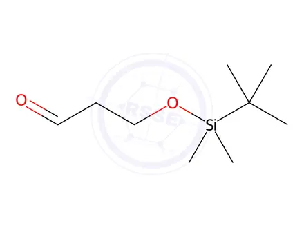 Chemical structure of 3-((tert-Butyldimethylsilyl)oxy)propanal
