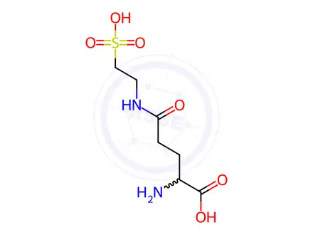 Chemical structure of N5-(2-Sulfoethyl)glutamine