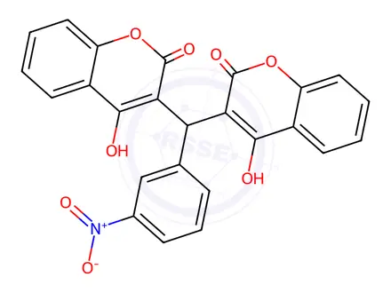 Chemical structure of Acenocoumarol Impurity 16