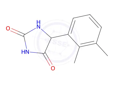 Chemical structure of 5-(2,3-dimethylphenyl)imidazolidine-2,4-dione