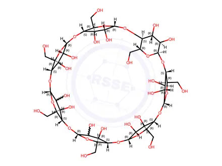 Chemical structure of Beta-Cyclodextrin Nimesulide