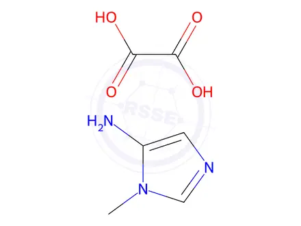 Chemical structure of 1-Methyl-1H-imidazol-5-amine oxalate
