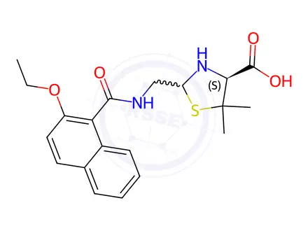 Chemical structure of Nafcillin Impurity 9
