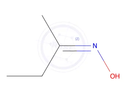 Chemical structure of 2-Butanone oxime