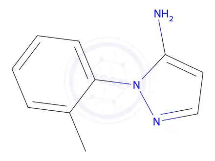 Chemical structure of 1-(2-methylphenyl)-1H-pyrazol-5-amine