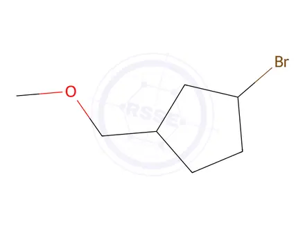 Chemical structure of 1-Bromo-3-(methoxymethyl)cyclopentane