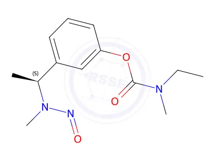 Chemical structure of N-Nitroso Rivastigmine Hydrogen Tartrate EP Impurity E