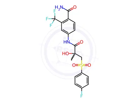 Chemical structure of Bicalutamide Impurity 61