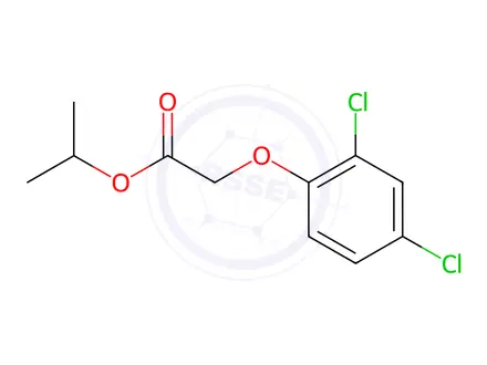 Chemical structure of 2,4-D-isopropyl ester