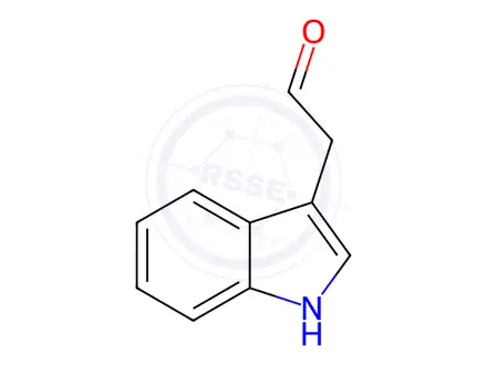 Chemical structure of Indole-3-acetaldehyde Solution in Acetonitrile