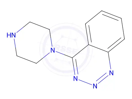 Chemical structure of 4-(Piperazin-1-yl)benzo[d][1,2,3]triazine