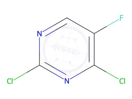 Chemical structure of 2,4-dichloro-5-fluoropyrimidine