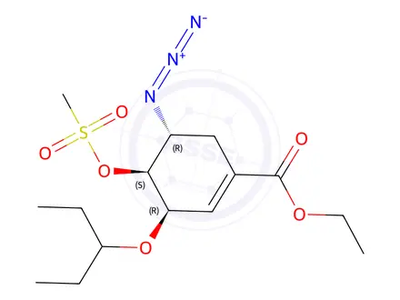 Chemical structure of Oseltamivir Impurity 165