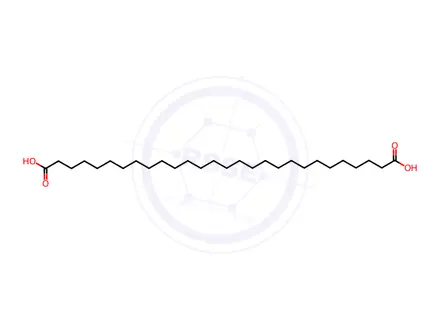 Chemical structure of Octacosanedioic acid