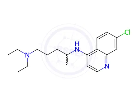 Chemical structure of CHLOROQUINE
