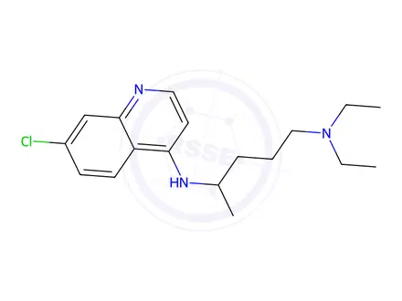 Chemical structure of CHLOROQUINE