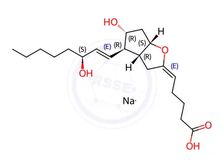 Chemical structure of Epoprostenol E-Isomer Sodium