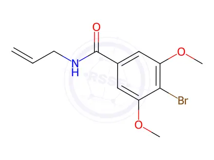 Chemical structure of n-Allyl-4-bromo-3,5-dimethoxybenzamide