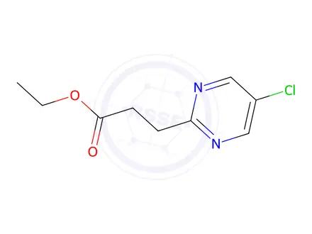 Chemical structure of Ethyl 3-(5-chloropyrimidin-2-yl)propanoate