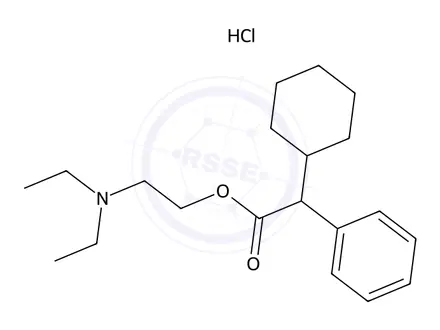 Chemical structure of Drofenine hydrochloride