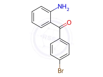 Chemical structure of (2-Aminophenyl)(4-bromophenyl)methanone