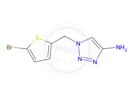 Chemical structure of 1-((5-Bromothiophen-2-yl)methyl)-1h-1,2,3-triazol-4-amine