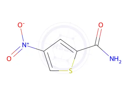 Chemical structure of 4-nitrothiophene-2-carboxamide