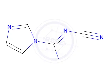 Chemical structure of 1H-Imidazole-1-carboximidamide,N-cyano-