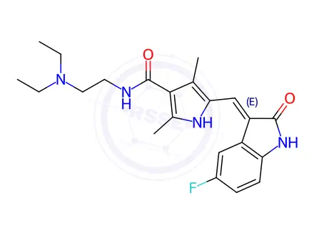 Chemical structure of Sunitinib Impurity B (E/Z-mixture)