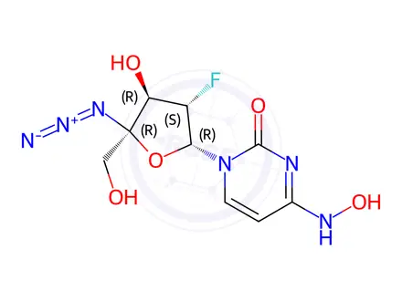 Chemical structure of Azvudine Impurity 57