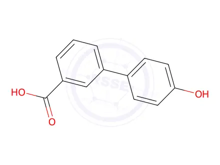 Chemical structure of 4'-Hydroxy-[1,1'-biphenyl]-3-carboxylic acid
