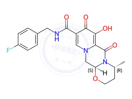 Chemical structure of Dolutegravir Impurity 127