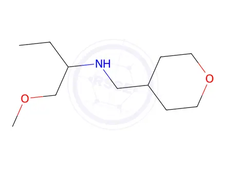 Chemical structure of 1-Methoxy-N-((tetrahydro-2H-pyran-4-yl)methyl)butan-2-amine