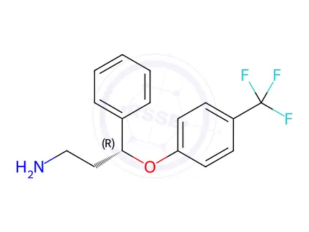Chemical structure of (R)-Norfluoxetine