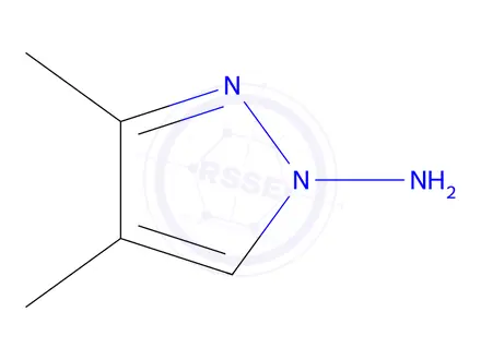 Chemical structure of 3,4-Dimethyl pyrazol-1-yl amine