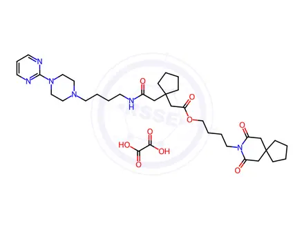 Chemical structure of Buspirone EP Impurity J(Oxalate)