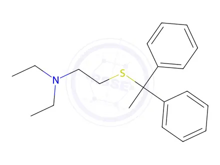 Chemical structure of thiodeacylaprophen