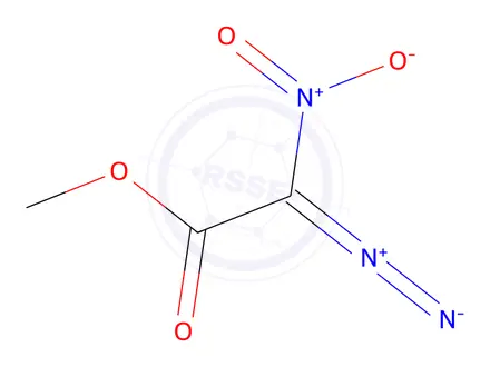 Chemical structure of Diazonitroacetic acid methyl ester