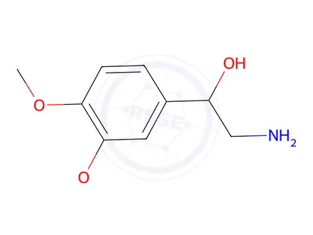 Chemical structure of 2-amino-1-(3,4-dimethoxyphenyl)ethan-1-ol