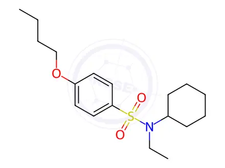 Chemical structure of 4-Butoxy-N-cyclohexyl-N-ethylbenzenesulfonamide
