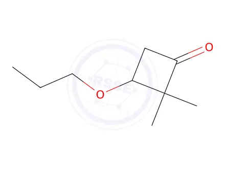 Chemical structure of 2,2-Dimethyl-3-propoxycyclobutan-1-one