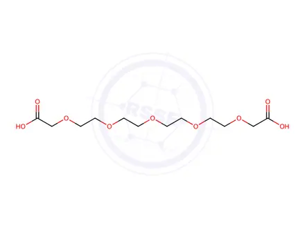 Chemical structure of 3,6,9,12,15-Pentaoxaheptadecane-1,17-dioic Acid