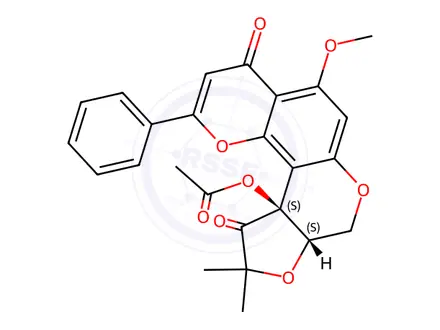 Chemical structure of Tephrodin
