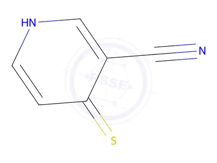 Chemical structure of 4-sulfanylpyridine-3-carbonitrile