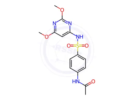 Chemical structure of Sulfadimethoxine EP Impurity B