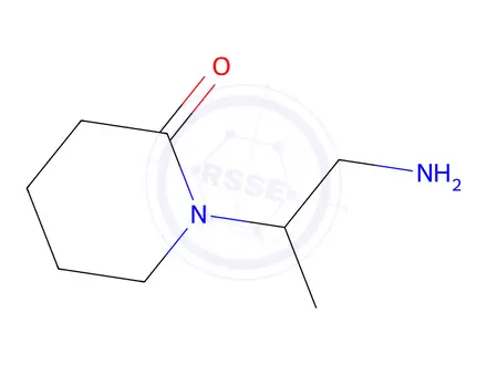 Chemical structure of 1-(1-Aminopropan-2-yl)piperidin-2-one