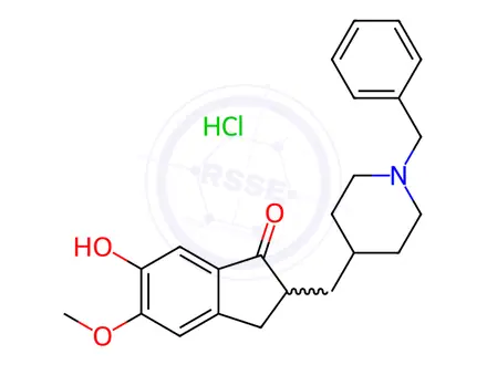 Chemical structure of 6-O-Desmethyl Donepezil HCl