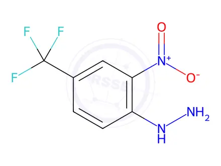 Chemical structure of [2-Nitro-4-(trifluoromethyl)phenyl]hydrazine