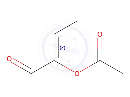 Chemical structure of (2E)-4-(Acetyloxy)-2-butenal