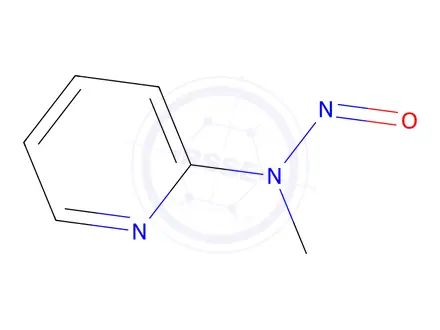 Chemical structure of N-methyl-N-(pyridin-2-yl)nitrous amide